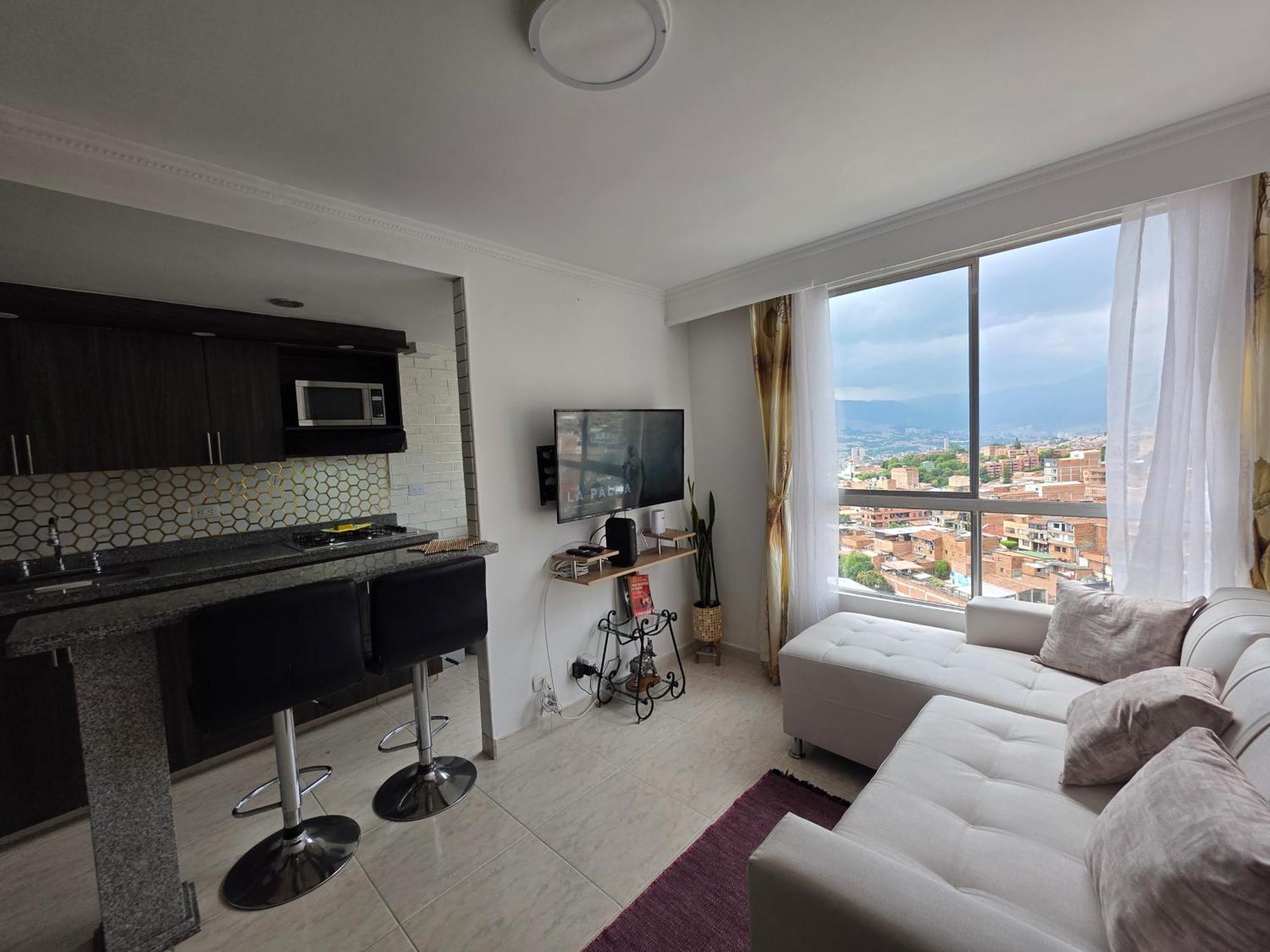 Apartamento Vistas Lindas Cerca Centro Medellin Exterior photo
